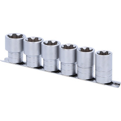 KS Tools 1/2 Torx-E-Plus Socket set, 6 pcs, EPL22-EPL32 911.3135