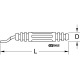KS Tools Deburring tool, 88mm 103.5005 Thumbnail