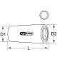 KS Tools 1/2 socket with protective insulation, 27mm 117.1227 Thumbnail
