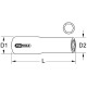 KS Tools 1/2 socket with protective insulation, long, 11mm 117.1335 Thumbnail
