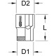 KS Tools 1/2 socket with protective insulation, 7/16” 117.1353 Thumbnail