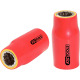KS Tools 1/2 socket with protective insulation, 1/2” 117.1355