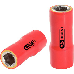 KS Tools 1/4 socket with protective insulation, 7mm 117.1407