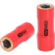 KS Tools 1/4 socket with protective insulation, 7mm 117.1407