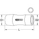 KS Tools 1/4 socket with protective insulation, 7mm 117.1407 Thumbnail