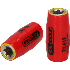 KS Tools 3/8 Torx E-socket with protective insulation, E8 117.2381
