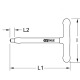 KS Tools 3/8 T-grip socket spanner with protective insulation 117.3920 Thumbnail