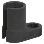 KS Tools 1/2 Lambda sensor socket, slotted, 6 point, 22 mm 150.2125