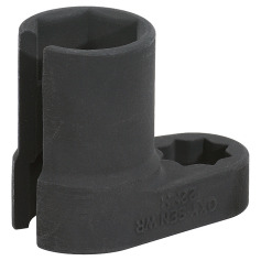 KS Tools 1/2 Lambda sensor socket, slotted, 6 point, 22 mm 150.2125
