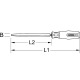 KS Tools Fine mechanics triangular solid scraper, 160mm 150.3257 Thumbnail