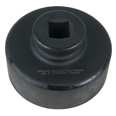 KS Tools 1 axle nut socket, 8 point, short, 110 mm 460.3320