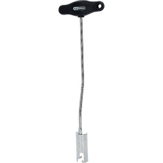 KS Tools T-handle spark plug puller, angled, long 500.7530