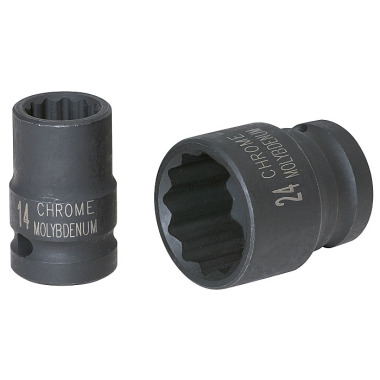 KS Tools 1/2 12 point impact socket, short, 13/16 515.0908