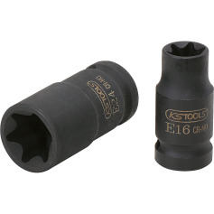 KS Tools 3/8 Torx E impact socket, short, E8 515.0983