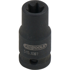 KS Tools 1/4 Torx E impact socket, short, E7 515.1067