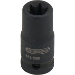 KS Tools 1/4 Torx E impact socket, short, E8 515.1068