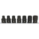 KS Tools 1/2 Torx E-Impact socket set, short, 7 pcs, E10-E24 515.1106 Thumbnail