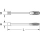 KS Tools 14x18mm ERGOTORQUEplus universal wrench without torque function with retangular tool holder 516.4895 Thumbnail