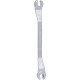 KS Tools CHROMEplus Open double ring spanner set, offset, 10x11mm 517.0270 Thumbnail