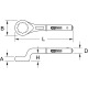 KS Tools Offset single ring spanner, 4 517.9147 Thumbnail