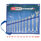 KS Tools CHROMEplus Combination spanner set, offset, 11 pcs 518.0641 Thumbnail