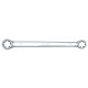 KS Tools CHROMEplus Double ring spanner for Torx E-Profile, E6xE8 518.0861 Thumbnail