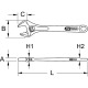 KS Tools Adjustable spanner, 28mm 577.0250 Thumbnail