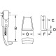 KS Tools Puller legs double ended usable, 85mm 615.3001 Thumbnail