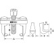KS Tools Universal windscreen wiper arm puller 2 arm 700.1185 Thumbnail