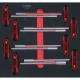 KS Tools SCS T-handle socket srewdriver set, 8 pcs, 2/3 system insert 712.1008 Thumbnail