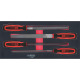 KS Tools SCS Workshop file set, 4 pcs, 1/3 system insert 713.3004 Thumbnail