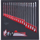 KS Tools SCS CHROMEplus Combination spanners set, 27 pcs, 2/3 system insert 782.0027 Thumbnail