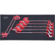 KS Tools SCS CHROMEplus double ring spanner set, 7 pcs, 1/3 system insert 783.0007 Thumbnail