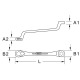 KS Tools Double ring spanner for Torx E profile, offset, E6xE8 911.0361 Thumbnail
