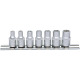 KS Tools 1/4 Torx E Socket set, 7 pcs, E4-E11 911.4355 Thumbnail