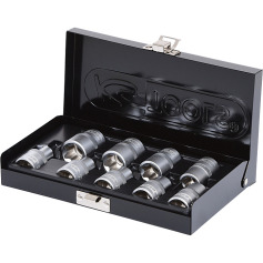 KS Tools 1/2 Torx E Socket set, 9 pcs, E10-E24 911.4410
