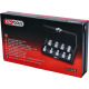 KS Tools 1/2 Torx E Socket set, 9 pcs, E10-E24 911.4410 Thumbnail