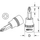 KS Tools 1/4 CHROMEplus Bit socket, PH3 918.1436 Thumbnail