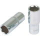 KS Tools 1/4 CHROMEplus Hexagonal socket, deep, 9/32 918.1525