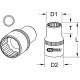 KS Tools 1/4 CHROMEplus 12 Point socket, 1/2 918.1557 Thumbnail