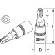 KS Tools 1/2 CHROMEplus Bit socket Torx tamperproof,TB20 918.1722 Thumbnail