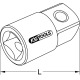 KS Tools 3/4 CHROMEplus Adaptor, 3/4Fx1M 918.3473 Thumbnail