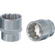 KS Tools 3/8 CHROMEplus 12 Point socket, 1/2 918.3733