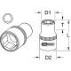 KS Tools 3/8 CHROMEplus Hexagonal socket, 8mm 918.3808 Thumbnail