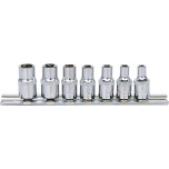 KS Tools 1/4 CHROMEplus Torx E socket set, 7 pcs 918.4355