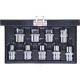 KS Tools 1/2 CHROMEplus Torx E Socket set, 9 pcs 918.4410 Thumbnail