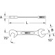 KS Tools BRONZEplus Double open ended spanner small 5,5 mm  963.7121 Thumbnail