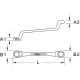 KS Tools BRONZEplus Double ended ring spanner offset 24x27 mm  963.7410 Thumbnail