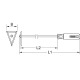 KS Tools BRONZEplus Triangular ship scraper 420 mm  963.9533 Thumbnail