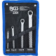 BGS Double Ring Spanner Set with E-Type Ring Heads | E6 x E8 - E20 x E24 | 4 pcs. 2264 Thumbnail